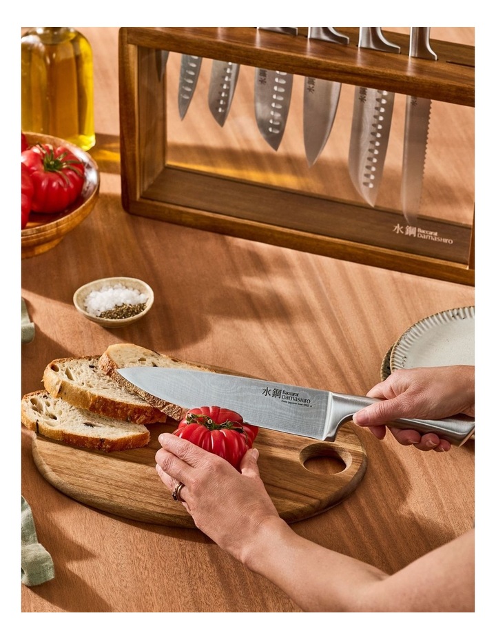 Baccarat Damashiro Katana Knife Block 9 Piece in Brown image 7