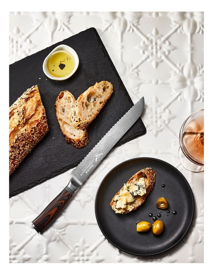 Baccarat Le Connoisseur Bread Knife 22cm in Brown image 2