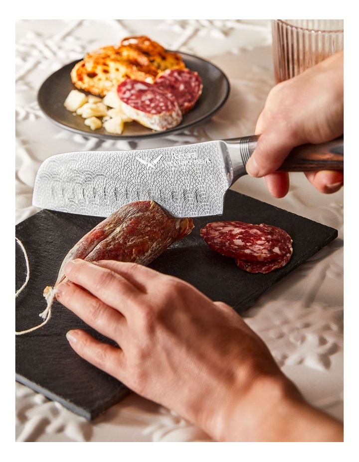 Baccarat Le Connoisseur Santoku Knife 18cm in Brown image 6