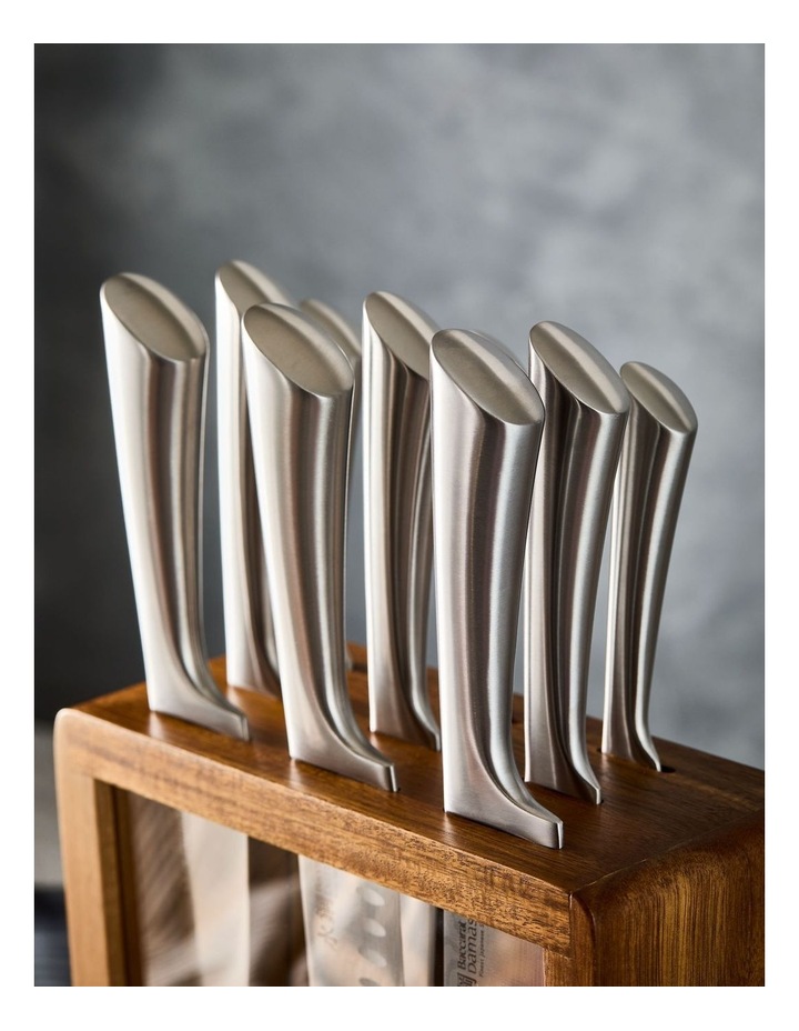 Baccarat Damashiro Hiryu Knife Block 10 Piece in Brown image 6
