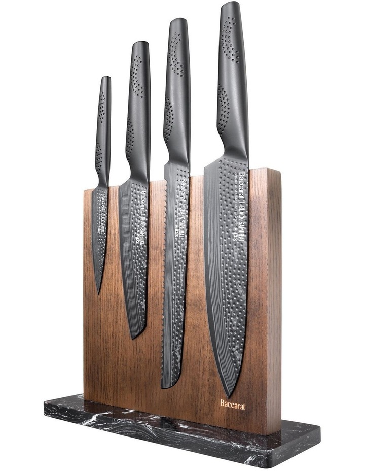 Baccarat iD3 Samurai Ona Knife Block 5 Piece in Brown image 1