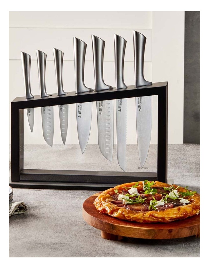 Baccarat Damashiro Satori Knife Block 8 Piece in Black image 2