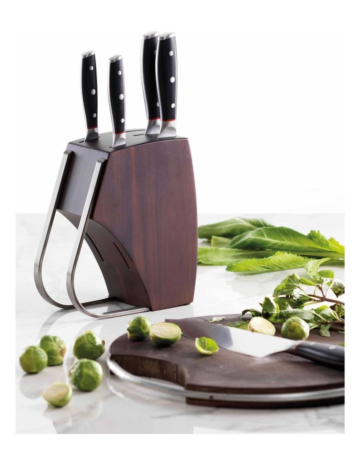 Baccarat iconiX Holz Knife Block 6 Piece in Brown image 2