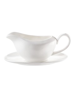 Alex Liddy Aquis Gravy Boat & Saucer