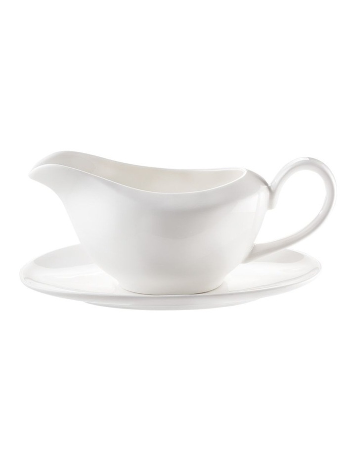 Alex Liddy Aquis Gravy Boat & Saucer image 1