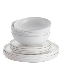 Alex Liddy Aquis Coupe 12 Piece Dinner Set