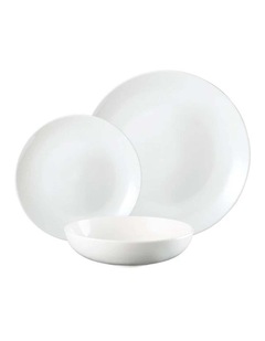 Alex Liddy Superior Collection 12 Piece Coupe Dinner Set in White