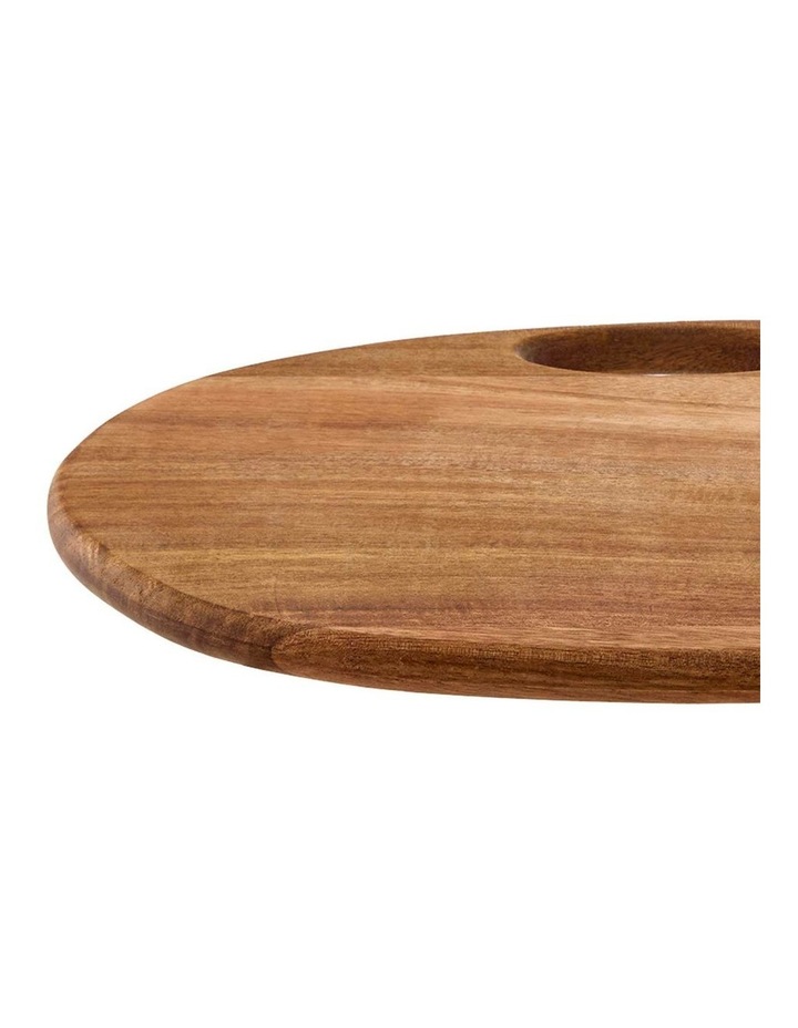 Alex Liddy Acacia Round Serving Board 23cm image 4