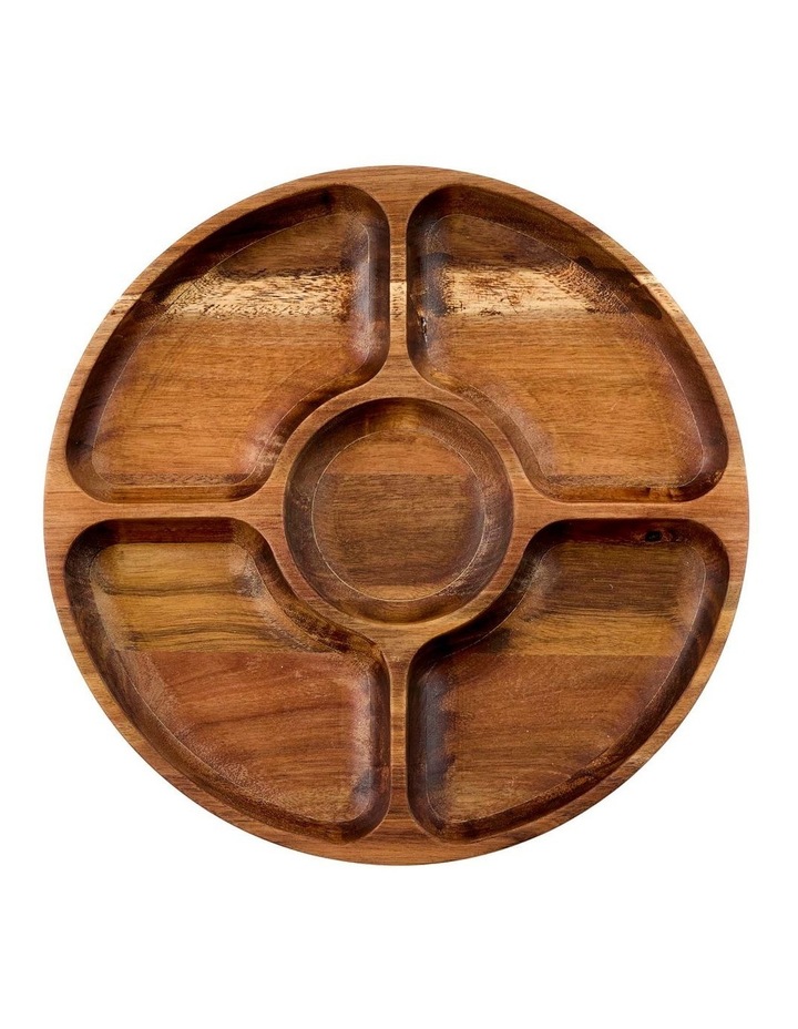 Alex Liddy Acacia Round Divider Platter 35cm image 1