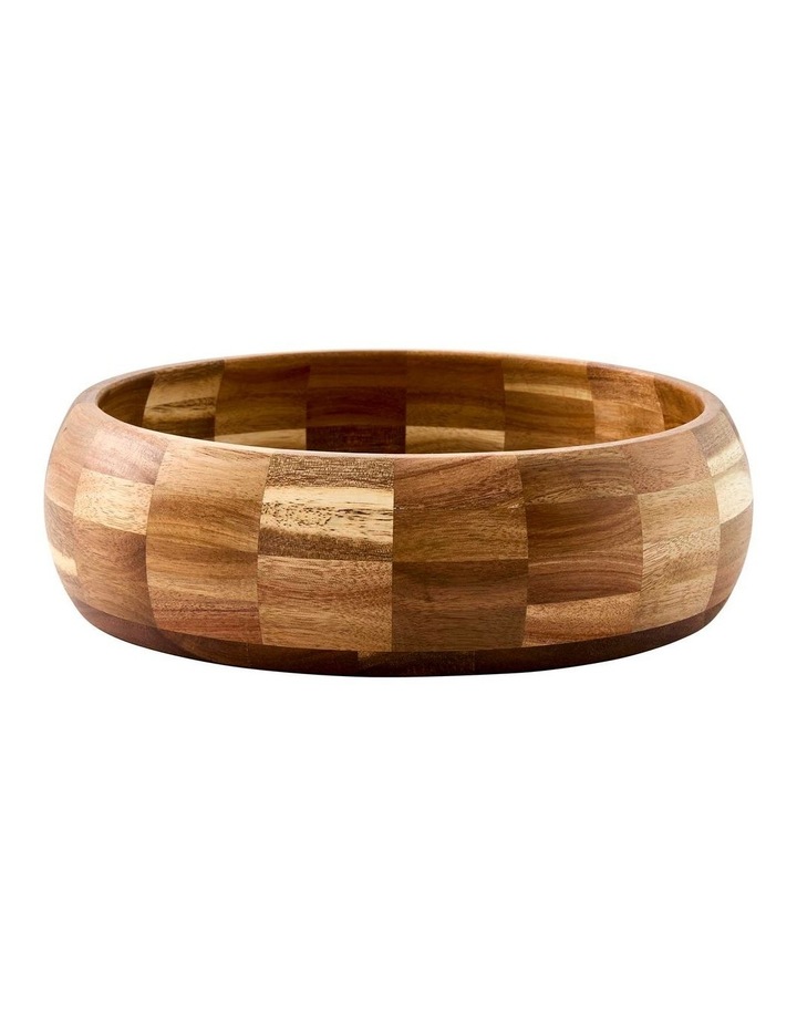Alex Liddy Acacia Salad Bowl and Servers Set 28cm image 2