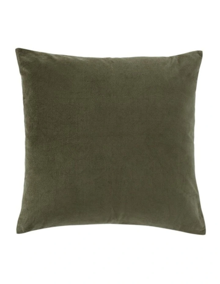 Sheridan Dustan Square Cushion In Olive MYER