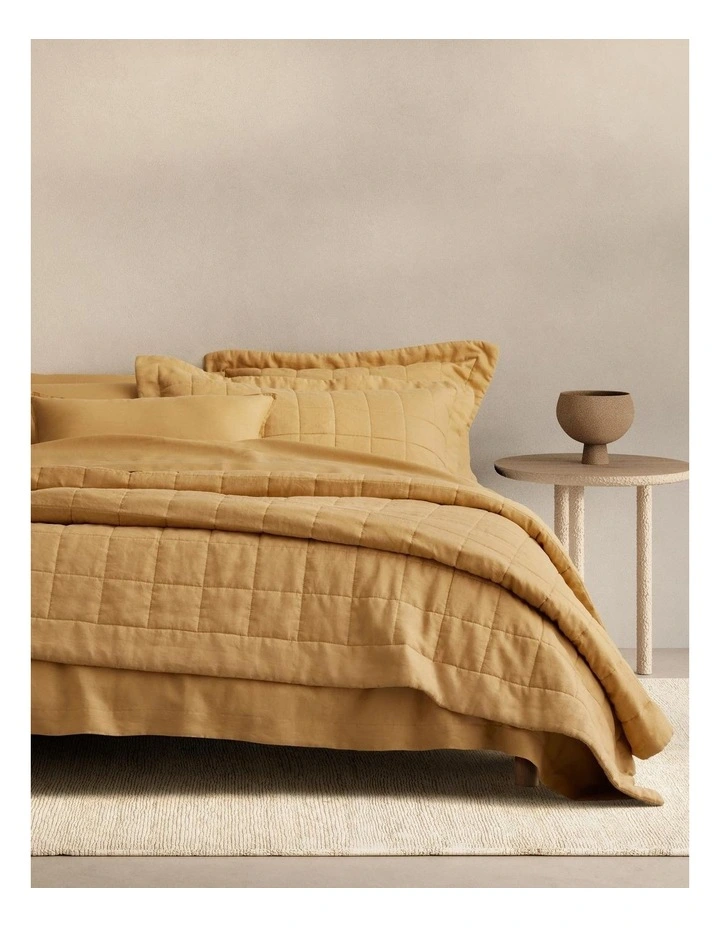 Sheridan Abbotson European Sham Pillowcase In Ochre MYER