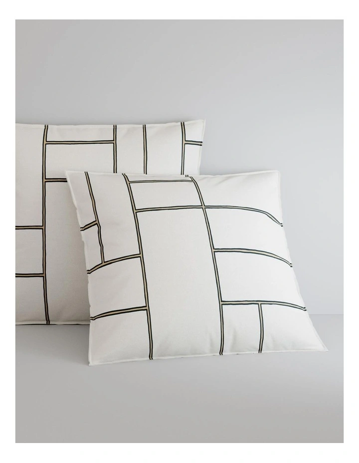 Sheridan Parker European Pillowcase In White MYER