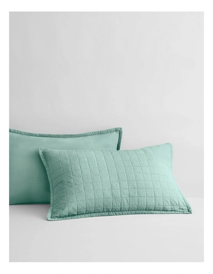 Sheridan Reilly Pillow Sham In Arctic Green MYER