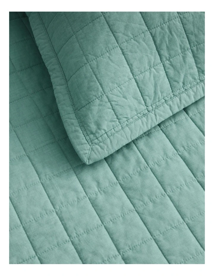 Sheridan Reilly Pillow Sham In Arctic Green MYER