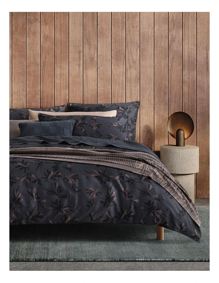 Sheridan Yuna Pillowcase Pair in Carbon MYER