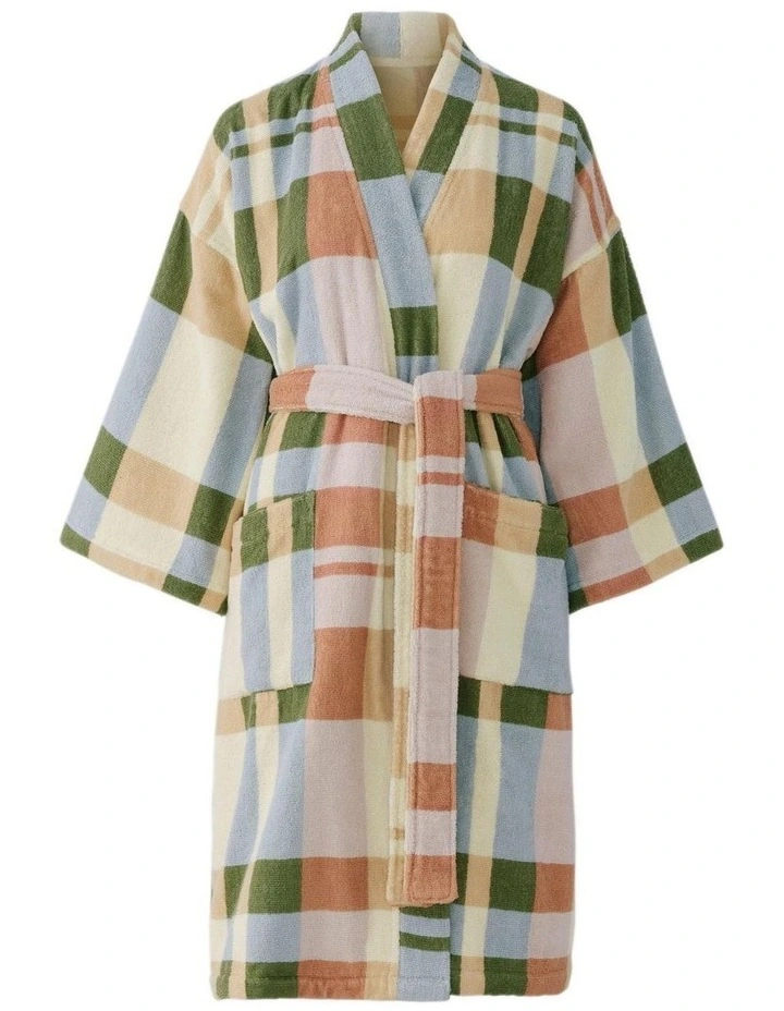 Ceder Towelling Robe in Multi image 4