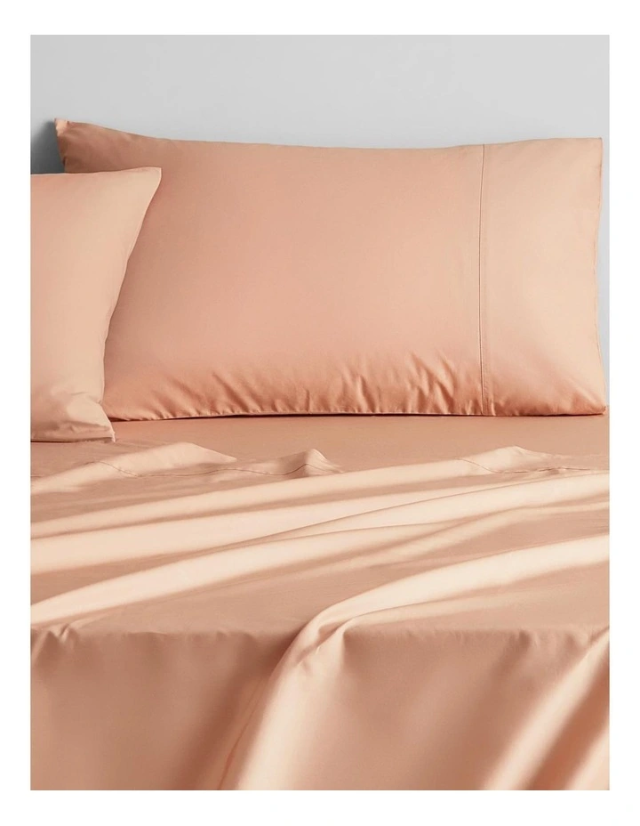 Sheridan 500TC Egyptian Cotton Sheet Set In Peach Blush MYER