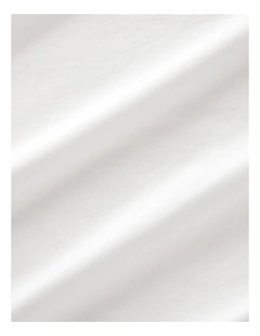 Bayley Washed Percale Sheet Set in White