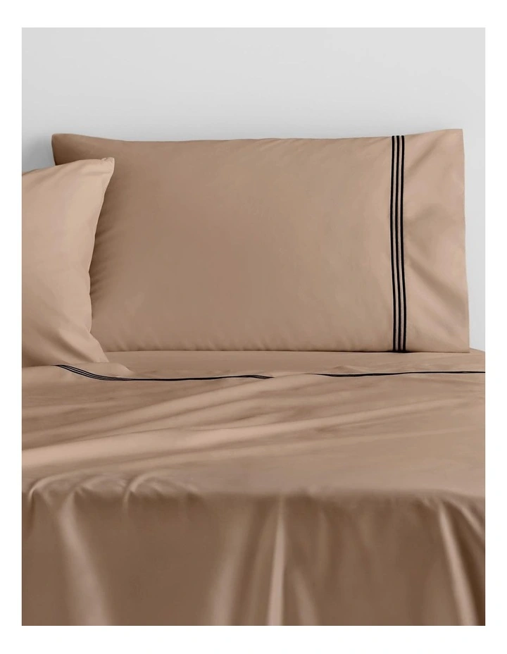 Sheridan Palais Lux Fitted Sheet in Mocha MYER