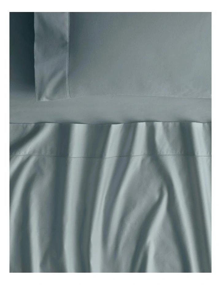 Sheridan 1000TC Cotton Sateen Sheet Set Multi Depth In Blue Fog MYER
