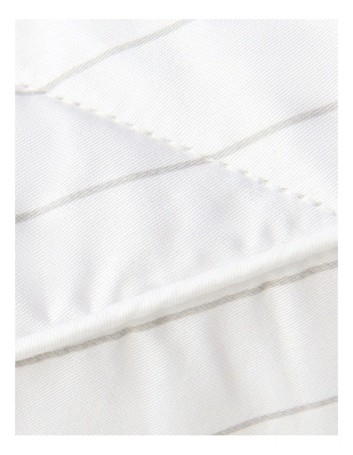 Ruben Square Cushion in Snow image 3