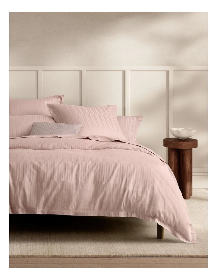 Saxton Quilt Cover in Lychee image 1