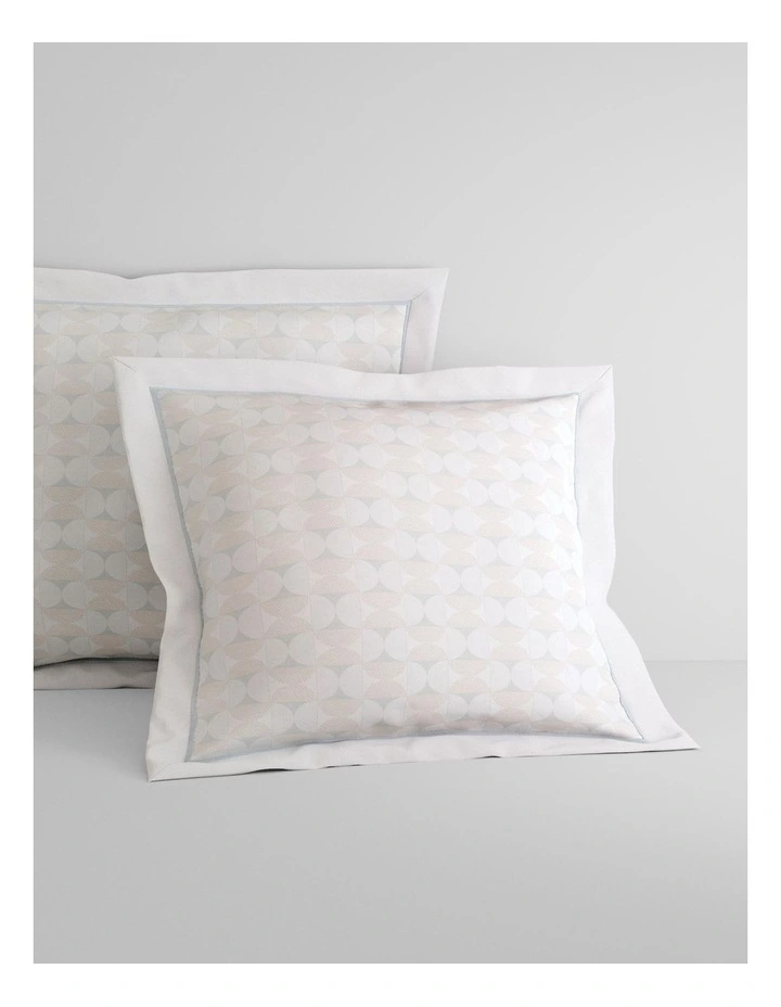 Sommerset Tailored European Pillowcase in White image 1