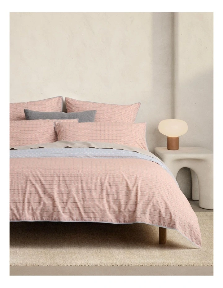 Tilley Quilt Cover Set in Pink image 1