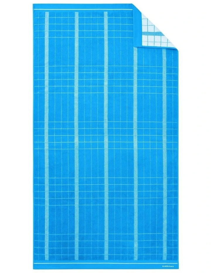 Batteau Beach Towel in Azure image 5
