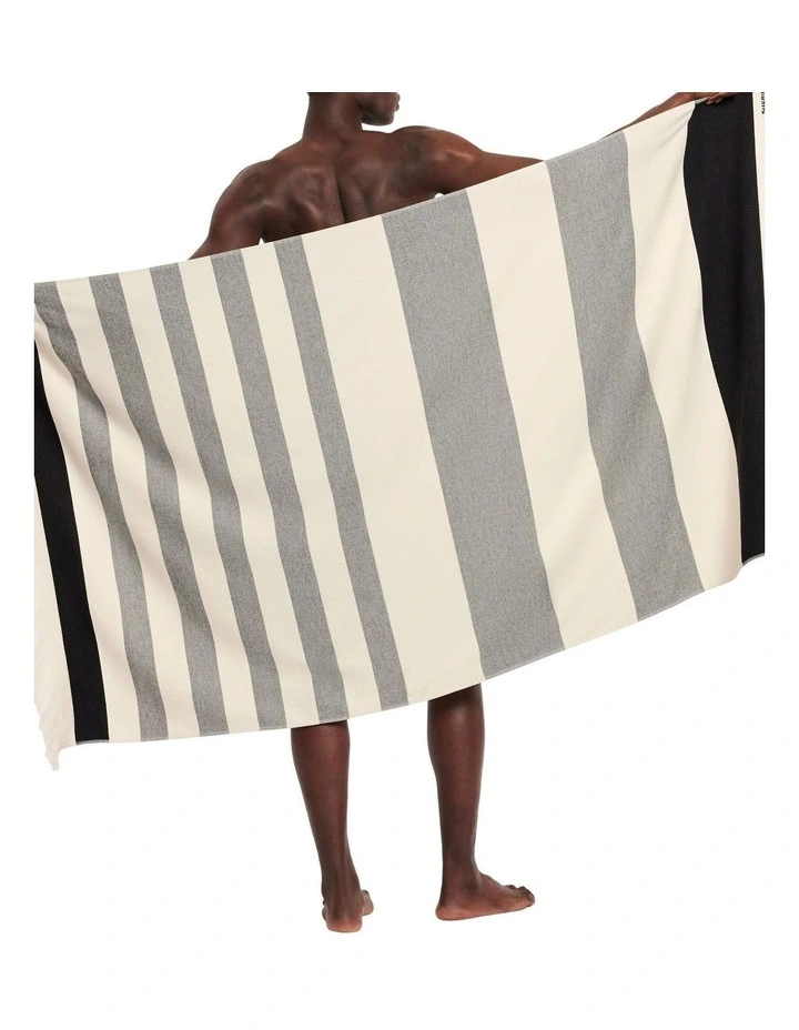 Oceanis Beach Towel in Ebony image 1