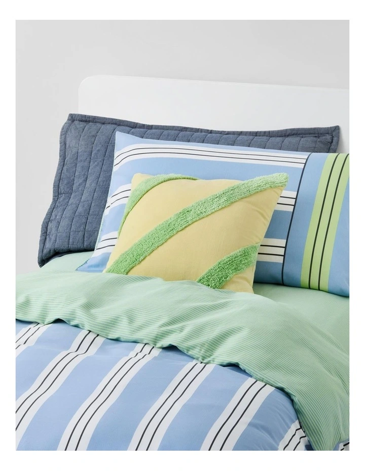 Fenix Kids Quilt Cover And Sheet Bedding Set in Mid Blue image 1