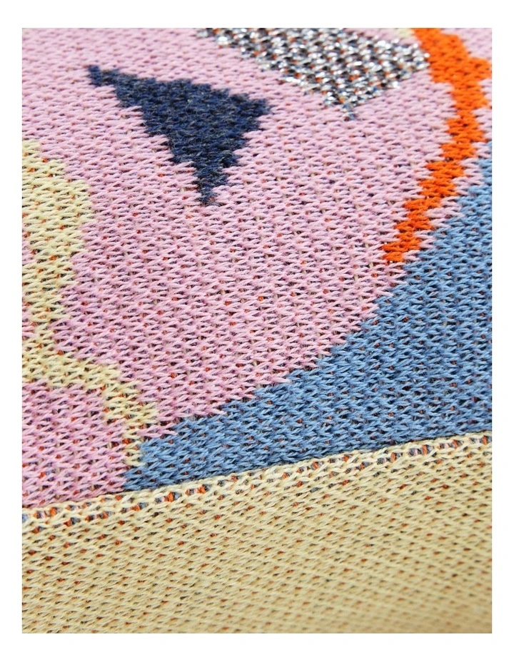 Vaycay Square Cushion in Multi image 3