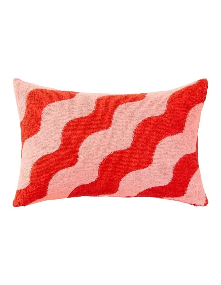 Balla Terry Breakfast Cushion in Red Soda image 2