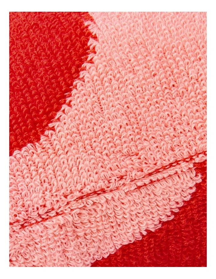 Balla Terry Breakfast Cushion in Red Soda image 3