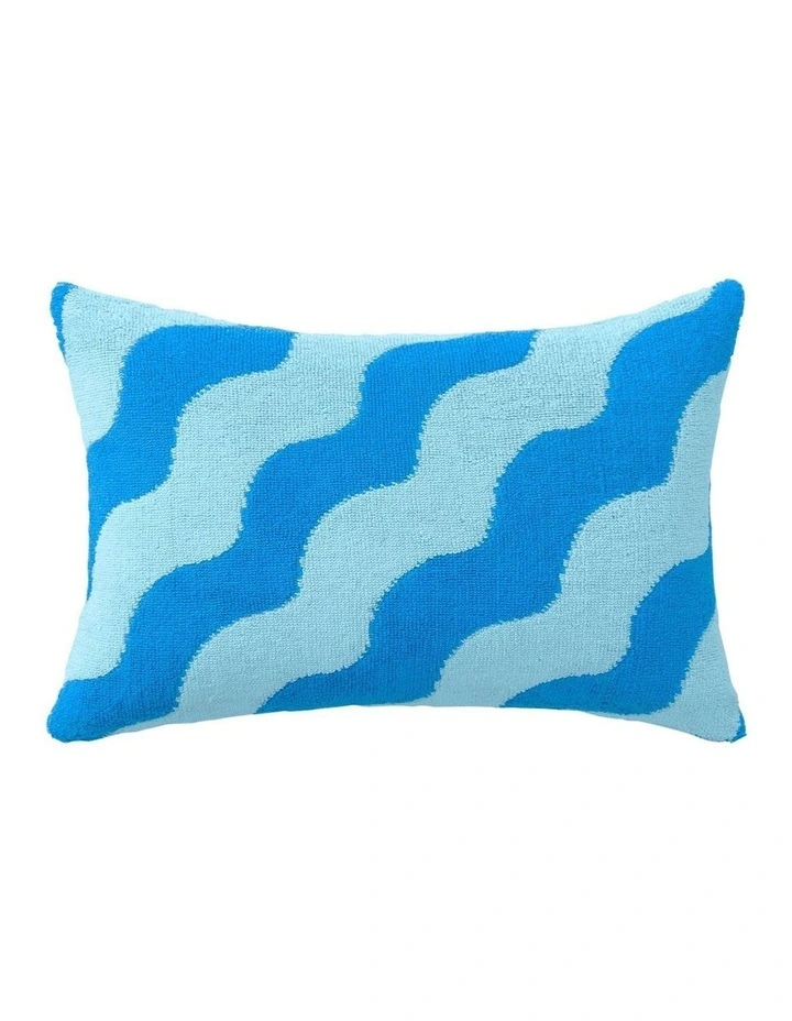 Balla Terry Breakfast Cushion in Azure image 1