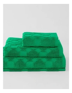 Jespar Towel Collection in Emerald