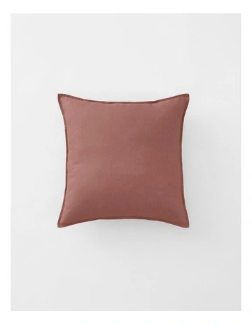 Abbotson Linen Square Cushion in Raisin