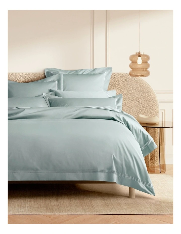 1200TC Palais Tailored Pillowcase in Fresh Water image 2
