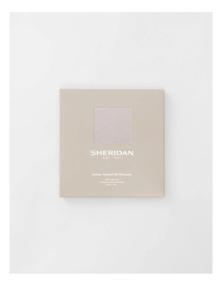 Lanham Silk Pillowcase in Bone image 3