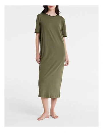 Realm Dress in Green Olive