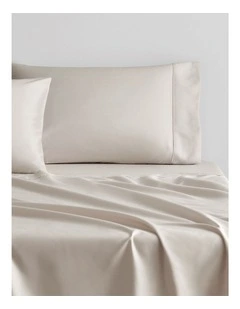 Super Soft Tencel Cotton Pillowcase Pair in Bone