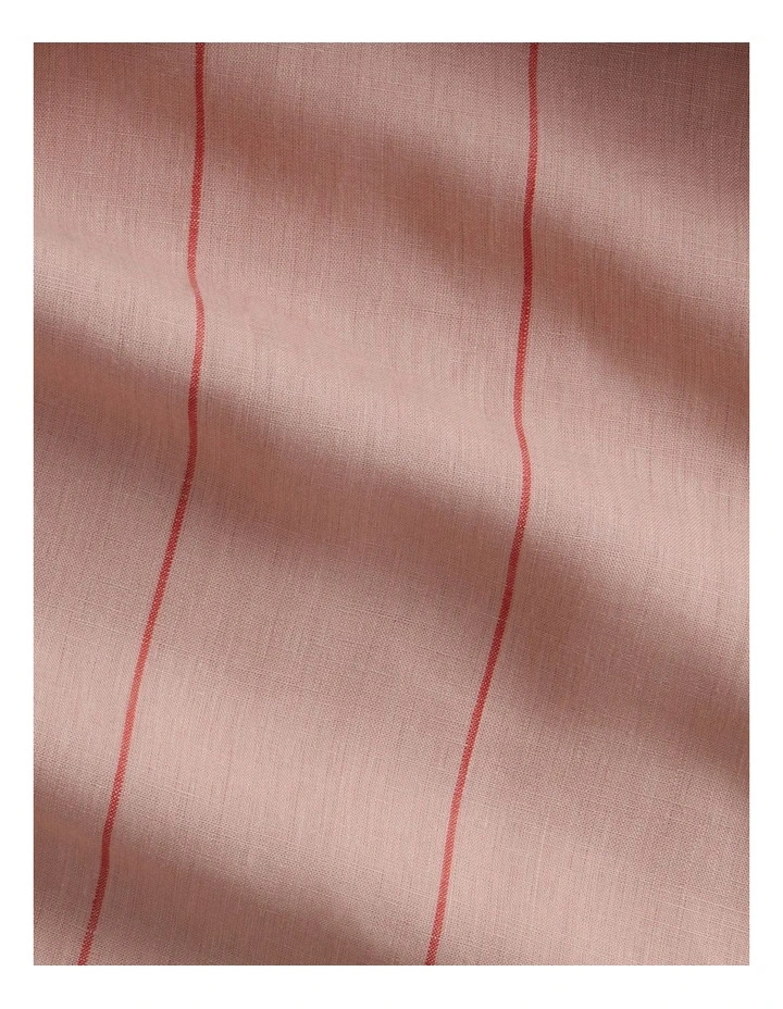 Abbotson Stripe King Fitted Sheet 40cm in Dusty Rose image 3