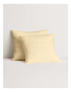 Bayley Washed Percale European Sham in Brulee