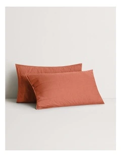 Bayley Washed Percale Sham in Relish