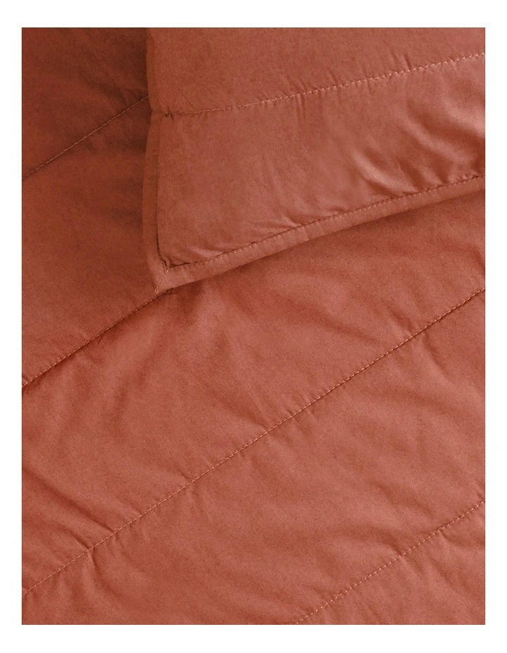 Bayley Washed Percale Sham in Relish image 3