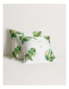 Ellerson Tailored European Sham in Leaf