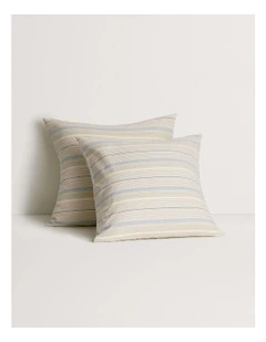 Isle Stripe European Pillowcase in Multi