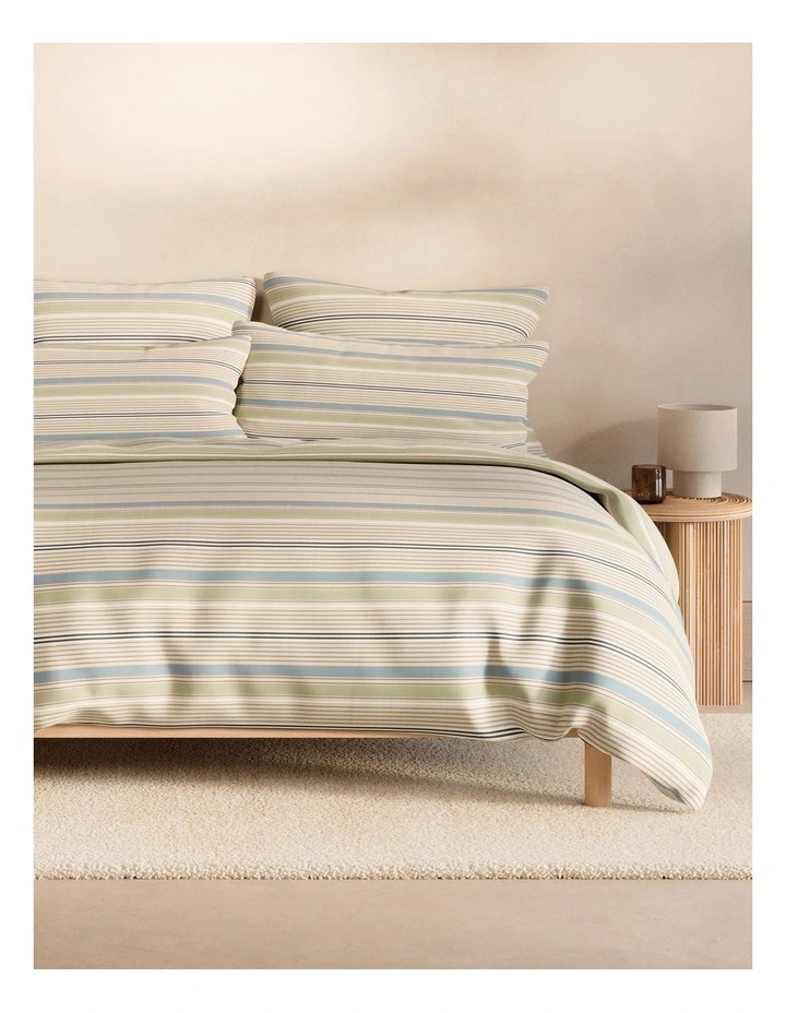 Isle Stripe European Pillowcase in Multi image 2
