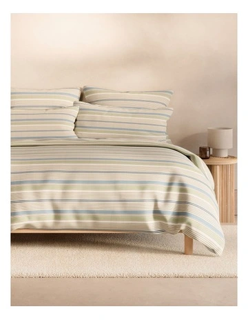 Isle Stripe Quilt Cover Set in Multi